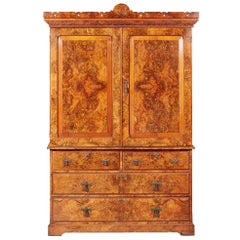 Walnut Estate Cupboard by John Taylor of Edinburgh, circa 1890