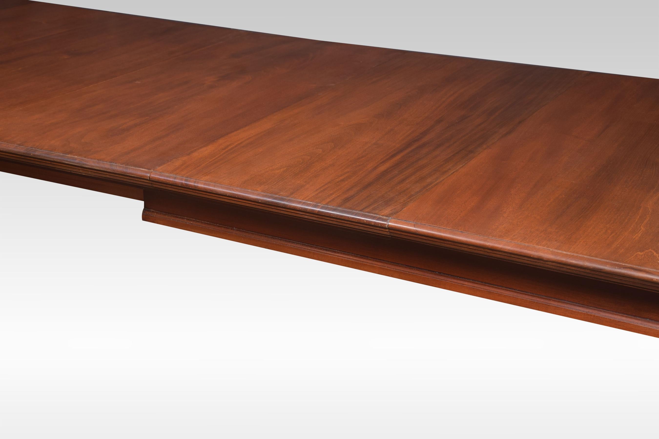 20th Century Walnut Extending Dining Table For Sale
