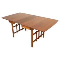 Walnut Extending Drop Leaf Dining Table