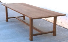 Astrid Farm Table in Walnut, Made to Order by Petersen Antiques