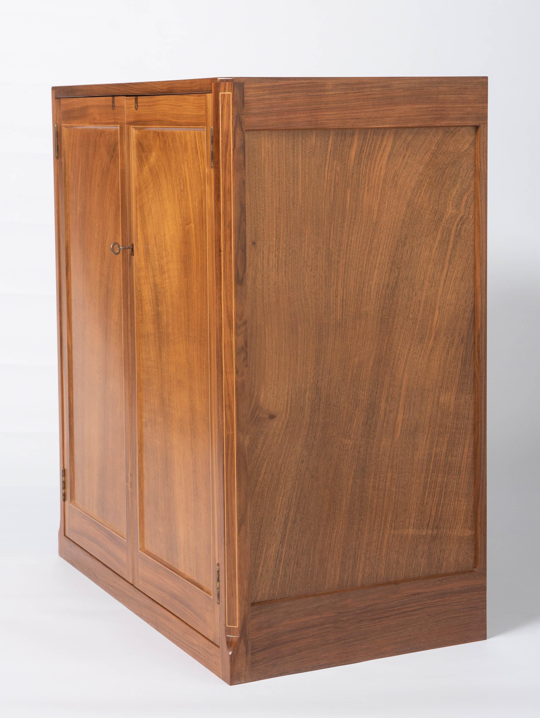 Walnut Filling Cabinet by Edward Barnsley, England, circa 1969 1