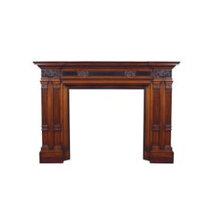 Antique Walnut Fire Surround