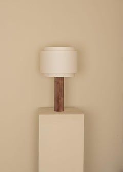 Walnut Fluta Duoble Table Lamp by Simone & Marcel
