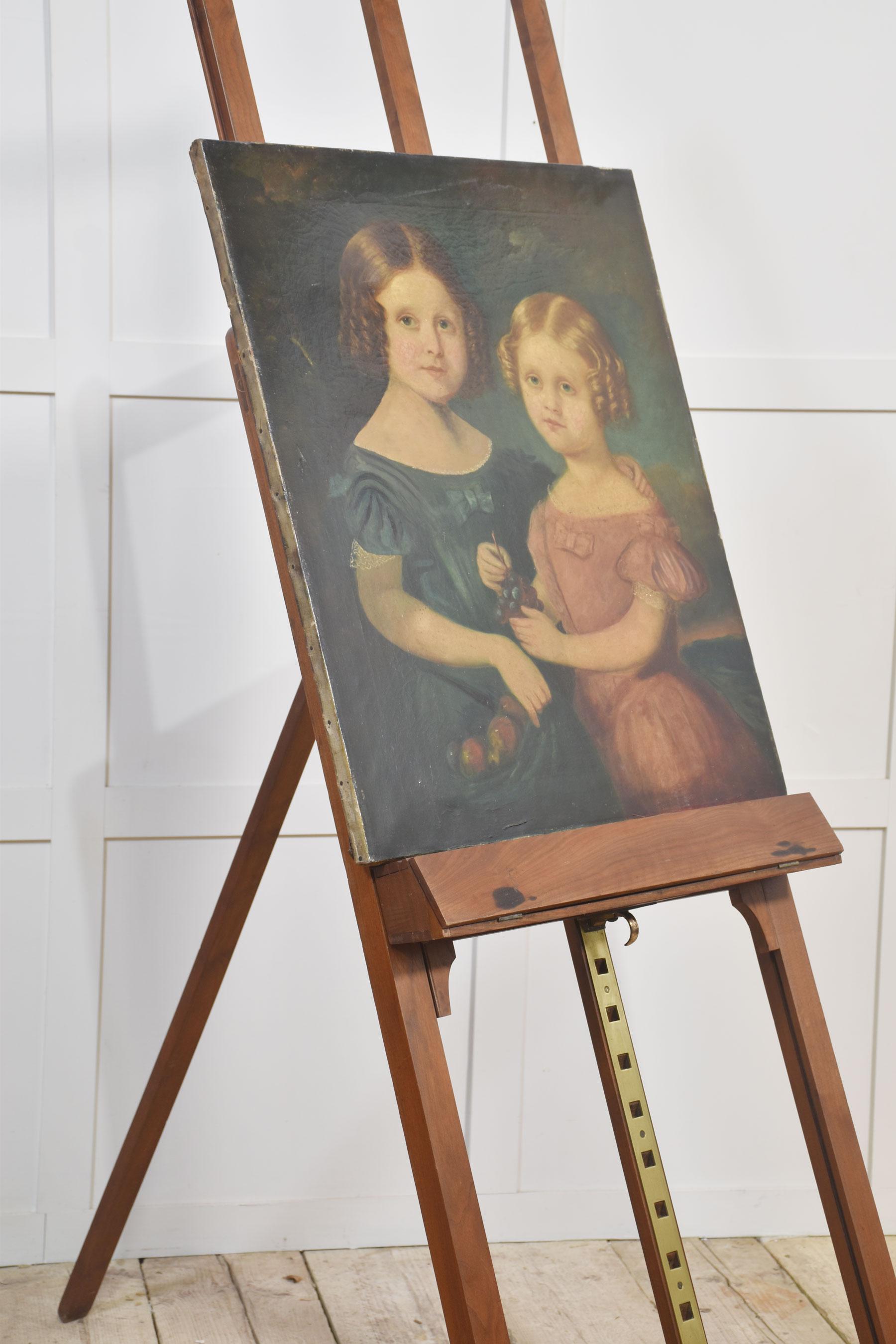 20th Century Walnut Folding Artists Easel For Sale