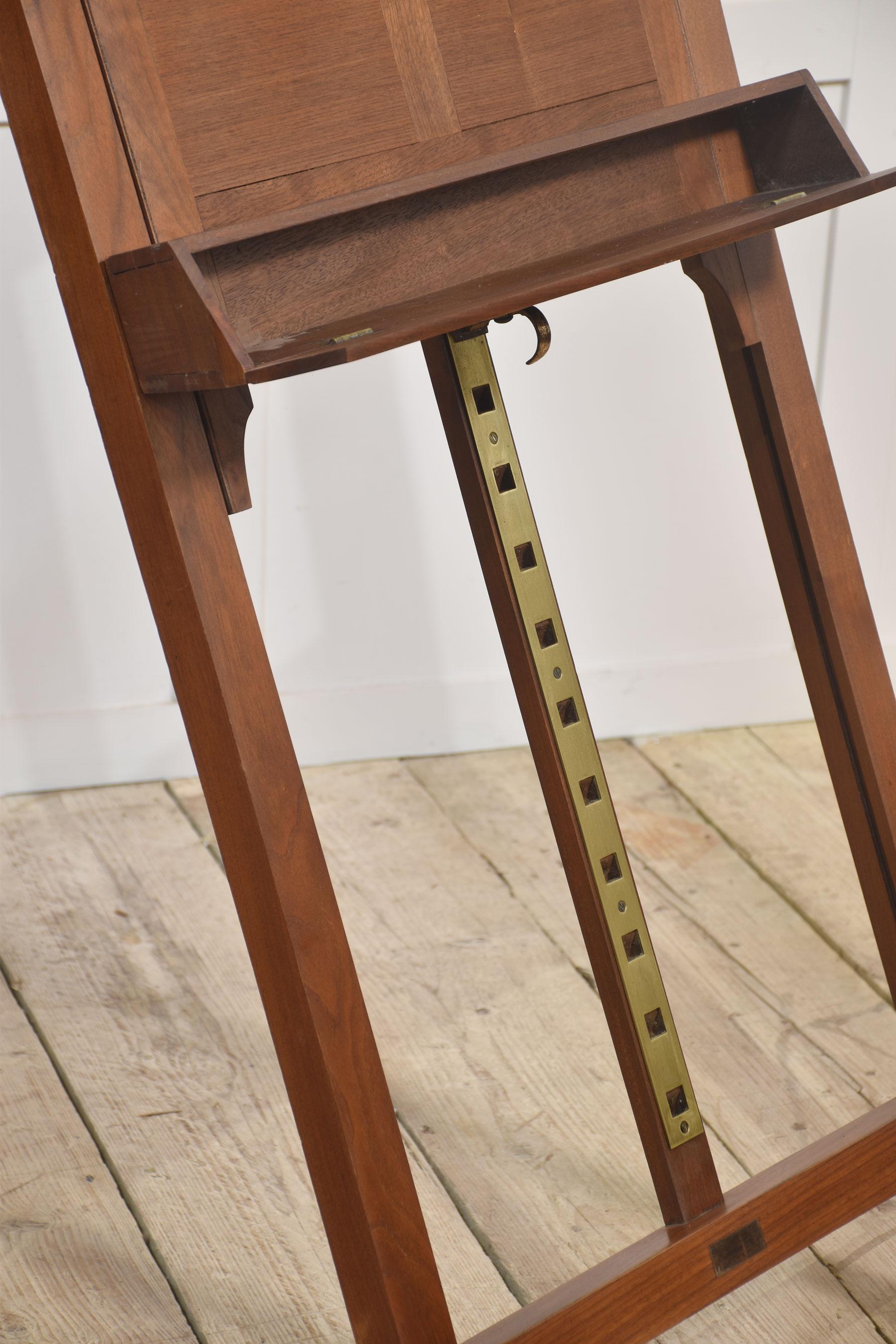 Walnut Folding Artists Easel For Sale 2