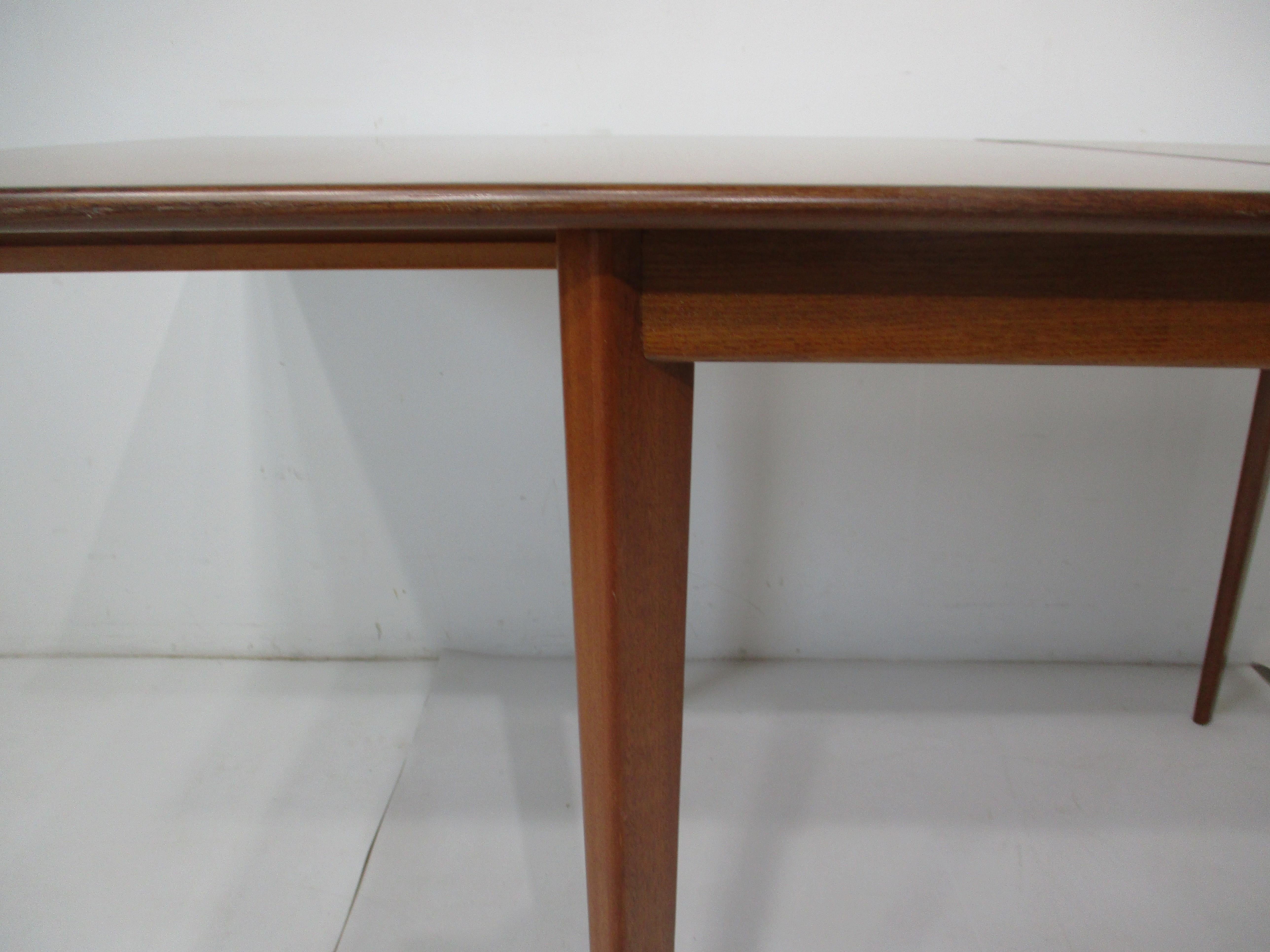 Dunbar styled Walnut Folding Dining / Game Table For Sale 4