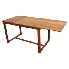 Walnut Folding Dining Table by Drevotvar, 1980s, Czechoslovakia