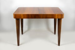 Walnut Folding Dining Table by Jindřich Halabala for UP Zavody, 1940s