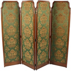 Walnut Four Fold Screen