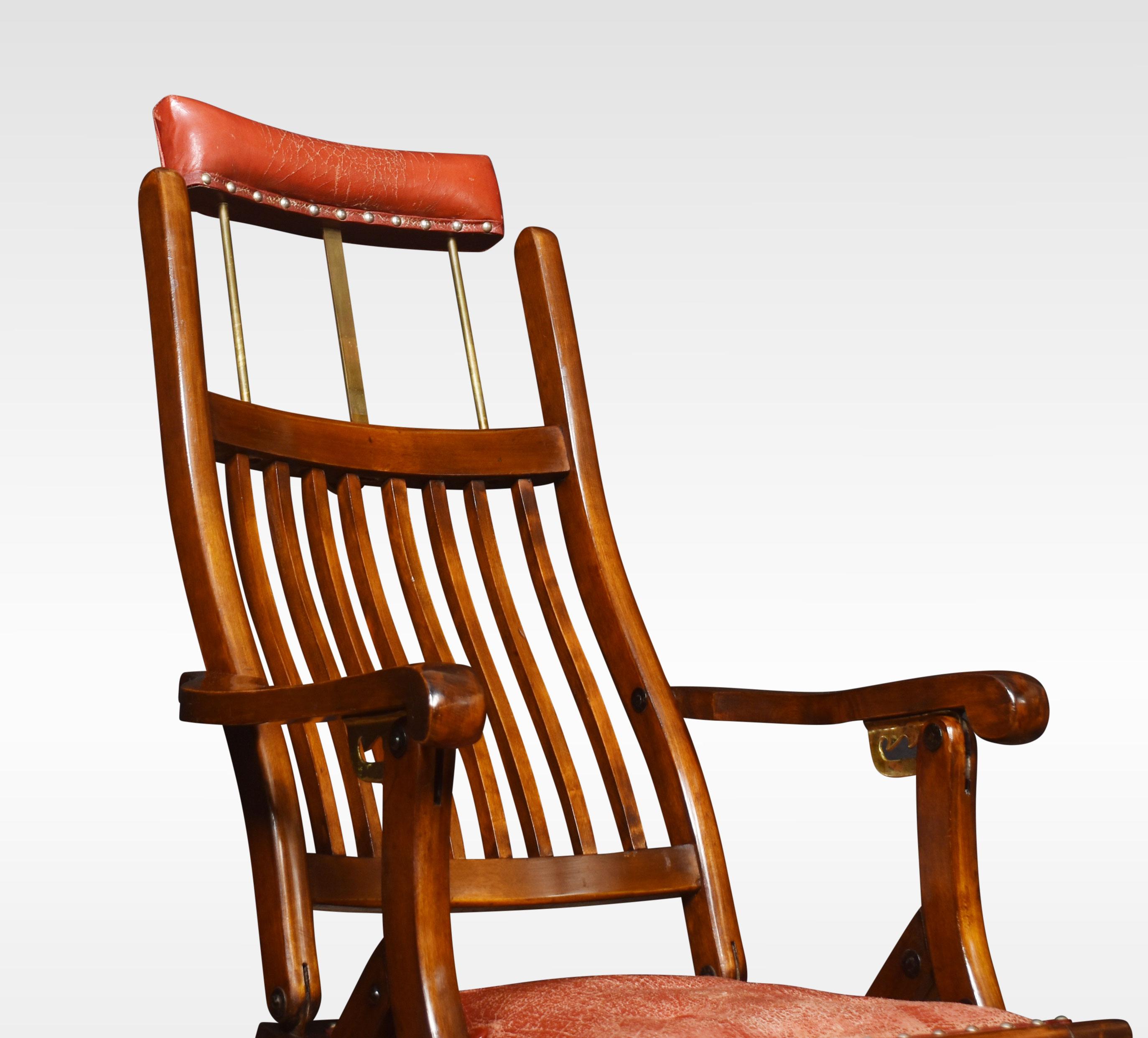 vintage campaign chair