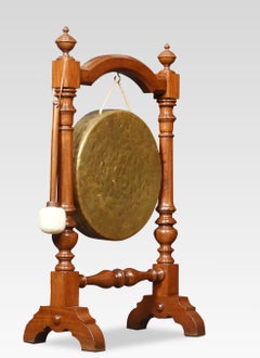 Walnut framed diner gong