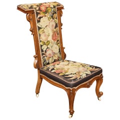 Walnut Framed Nursing Chair