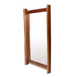 Specchio in noce a bordo libero 55" x 31" American Studio A Mid Century