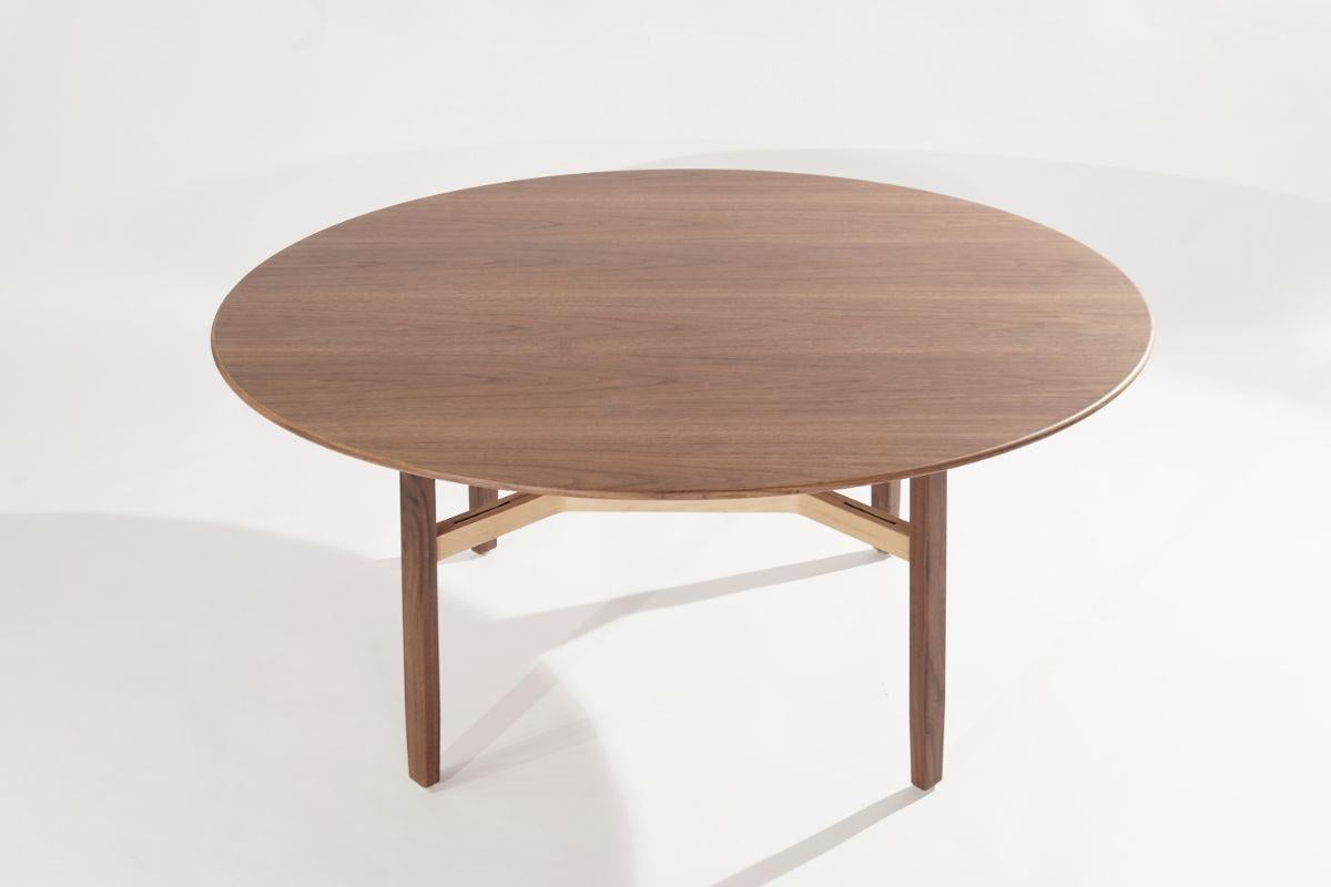 Spieltisch aus Nussbaumholz von Lewis Butler für Knoll, 1950er Jahre (Moderne der Mitte des Jahrhunderts) im Angebot