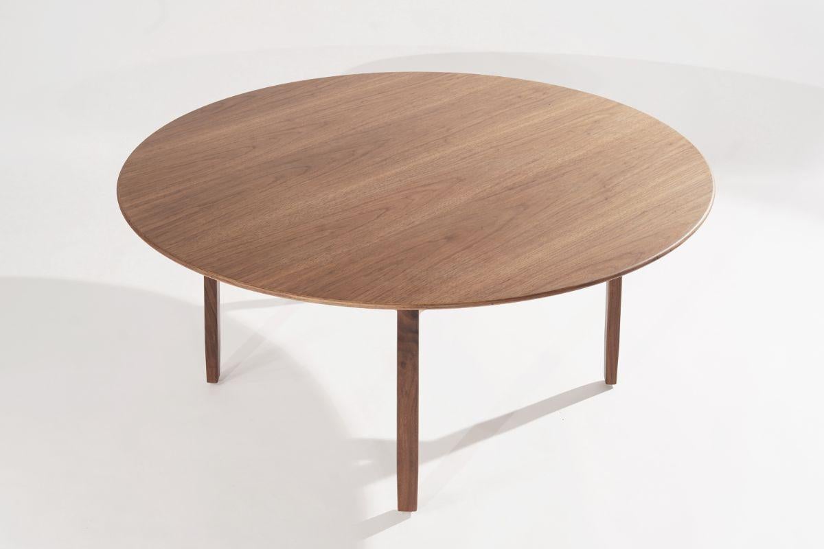 20th Century Walnut Games Table by Lewis Butler for Knoll, 1950s For Sale