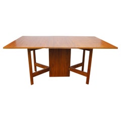 Walnut Gate Leg Dining Table, Model 4656, by George Nelson for Herman Miller
