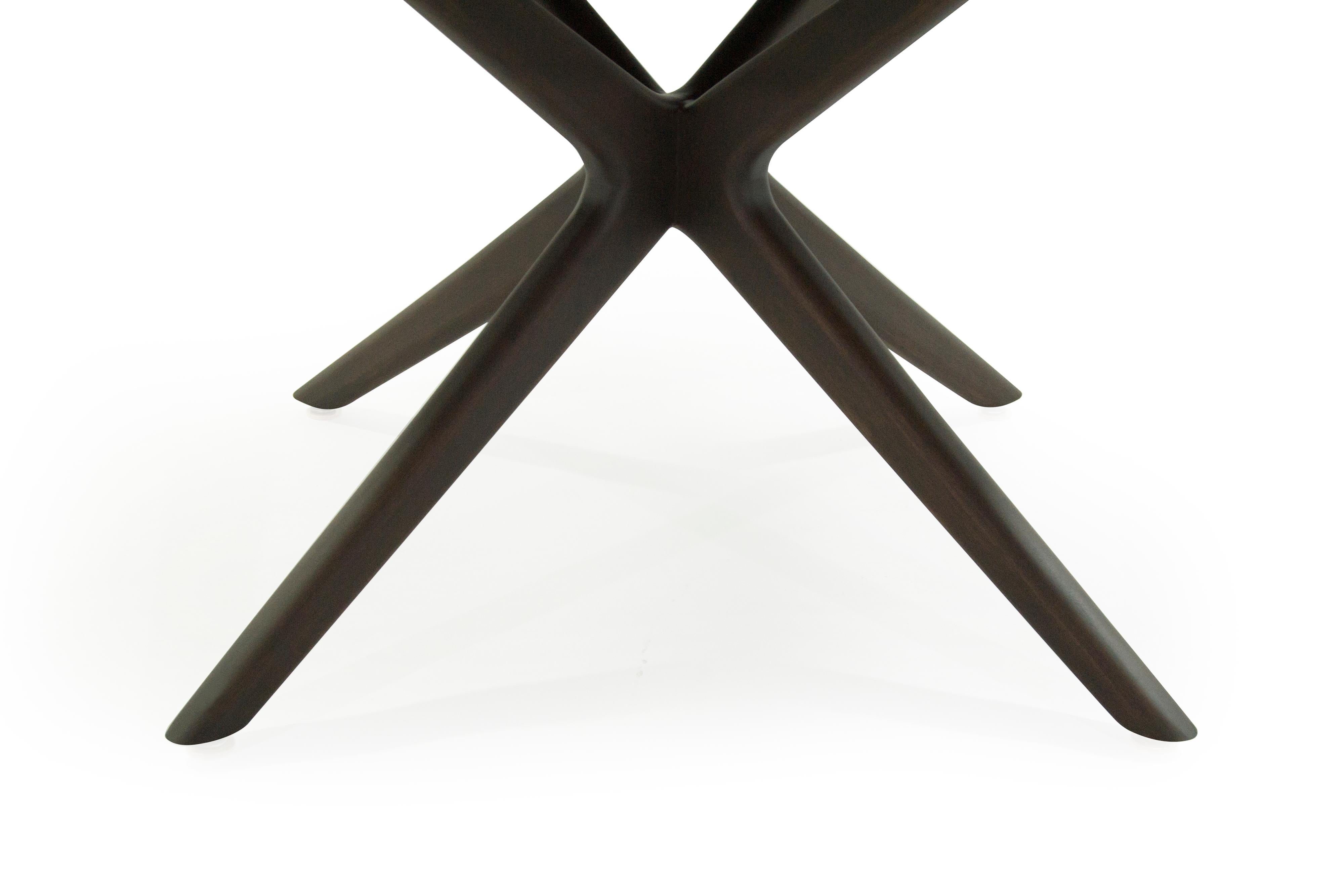 Walnut Gazelle Collection Dining Table 2