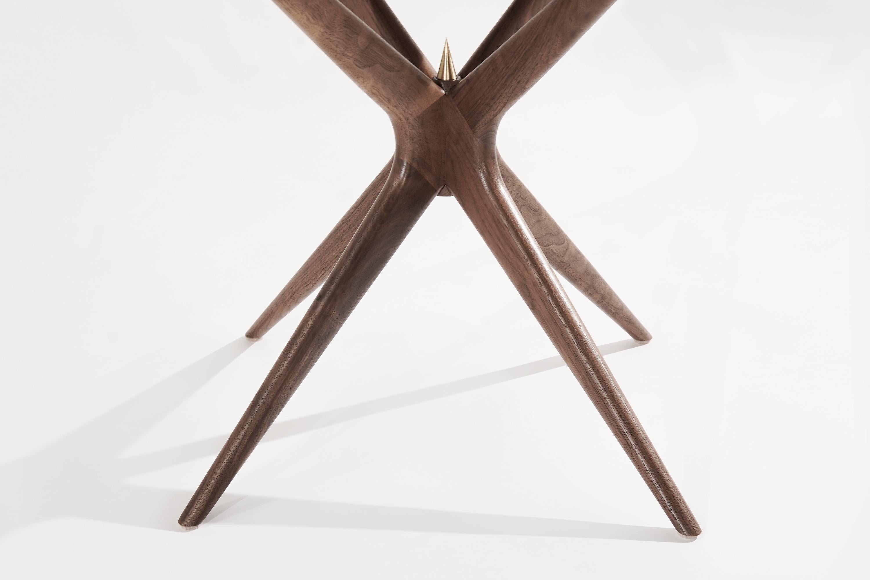 Walnut Gazelle V2 Occasional Table by Stamford Modern For Sale 3
