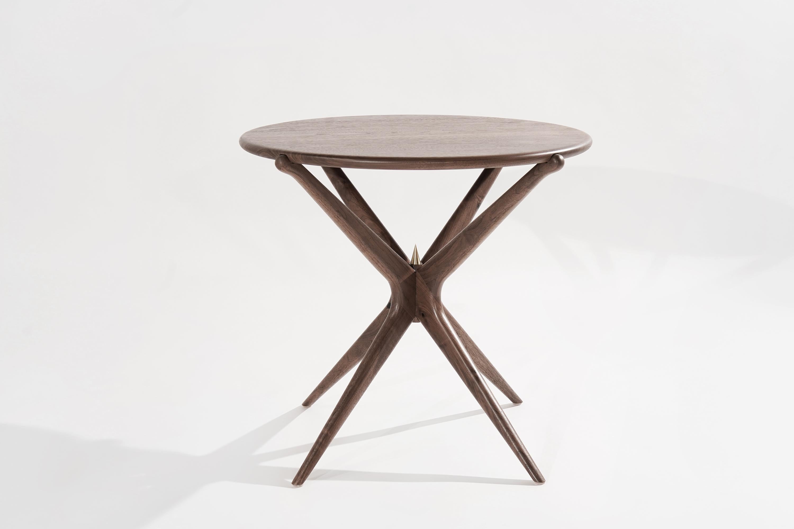 Hand-Crafted Walnut Gazelle V2 Occasional Table by Stamford Modern For Sale