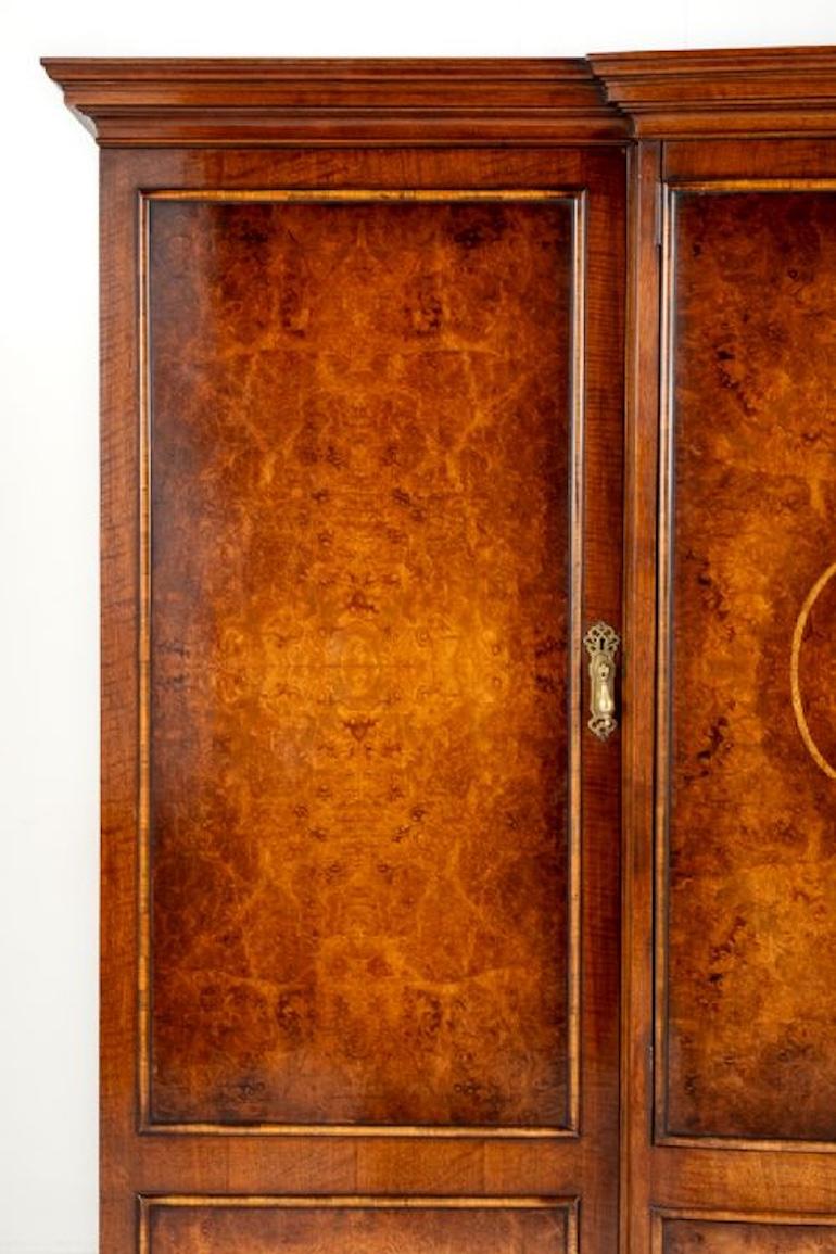 Walnut Gillows Wardrobe Gentlemans Closet Bedroom Furniture 2