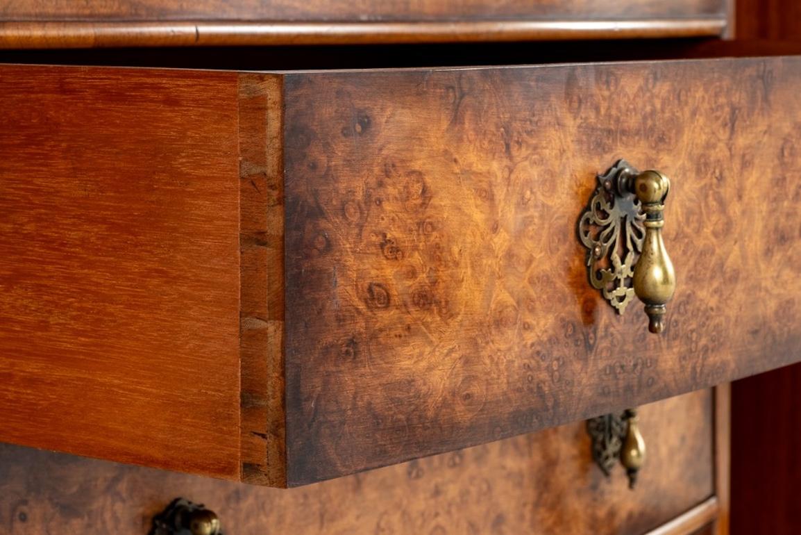 Walnut Gillows Wardrobe Gentlemans Closet Bedroom Furniture 5