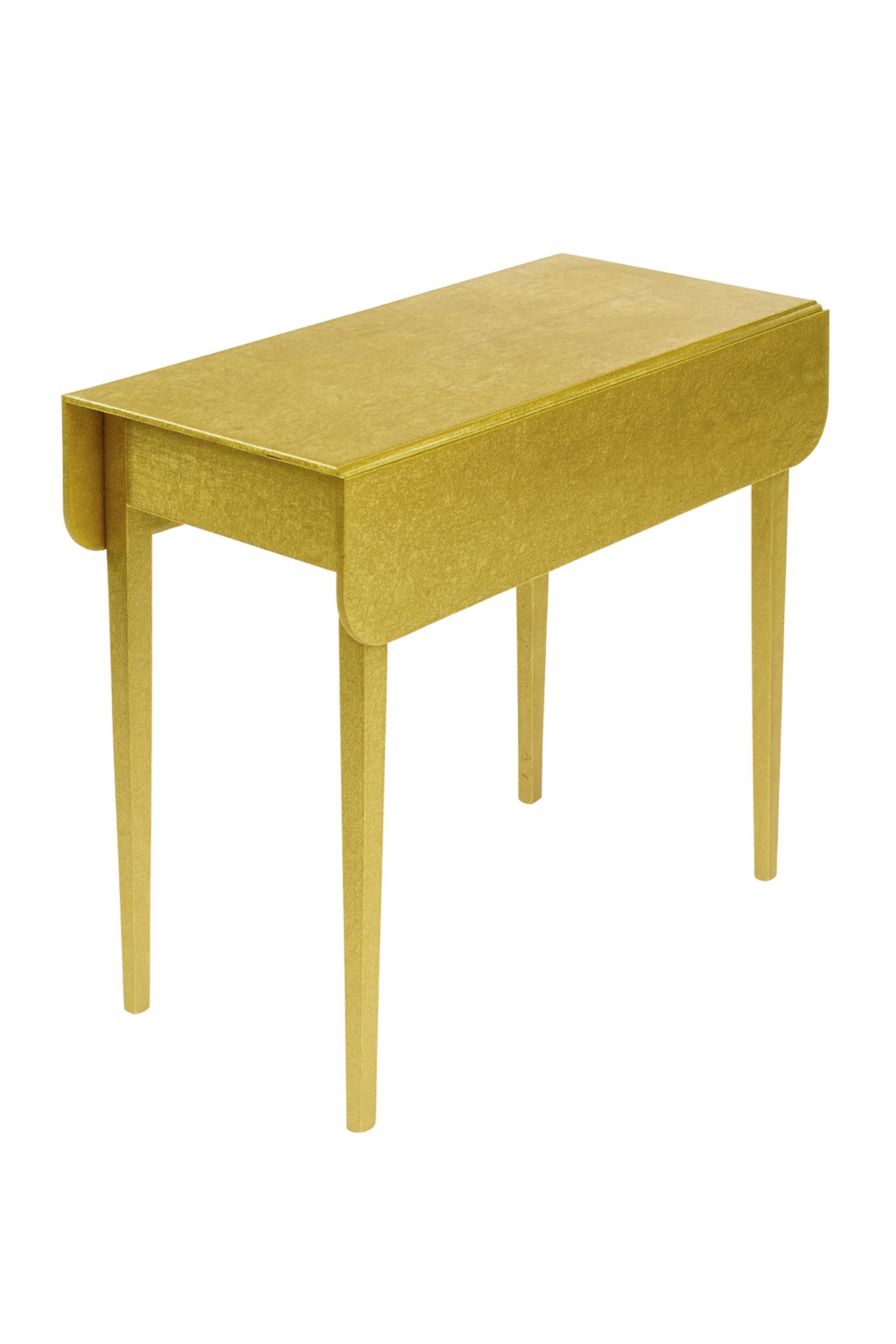 Doré Table à abattant en noyer doré Pembroke, 19e siècle en vente
