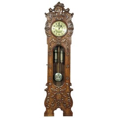 Horloge de parquet en noyer:: vers 1910