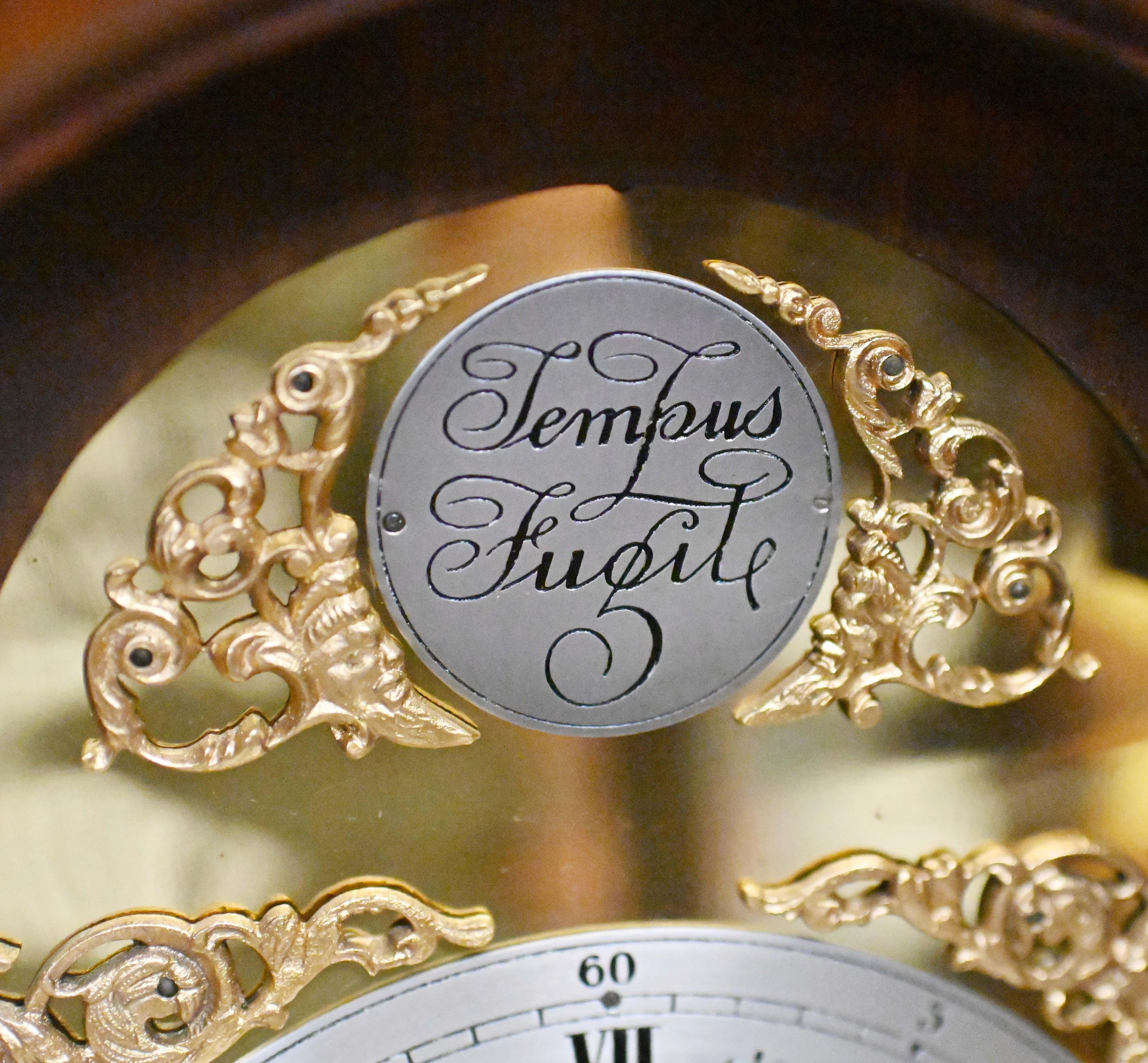 tempus fugit grandmother clock