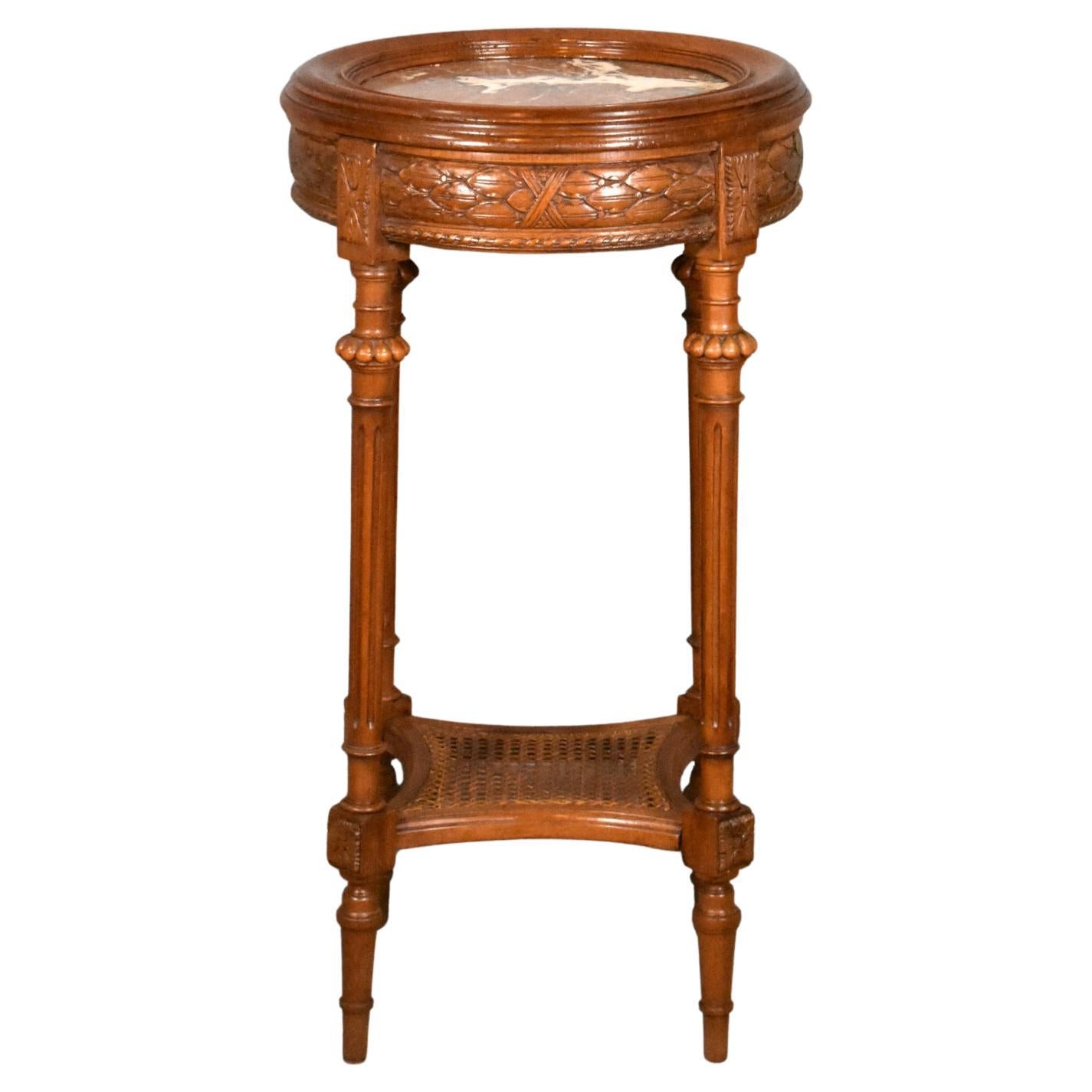 Walnut Gueridon Side Table Directoire Period