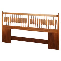 Walnut Headboard by Kipp Stewart for Drexel Declaration, c.1960s