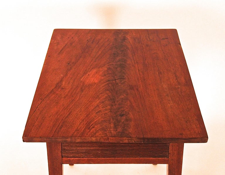 Walnut Hepplewhite One Drawer Stand For Sale at 1stDibs