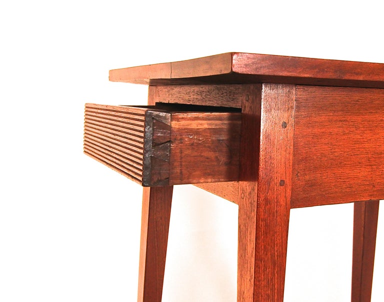 Walnut Hepplewhite One Drawer Stand For Sale at 1stDibs