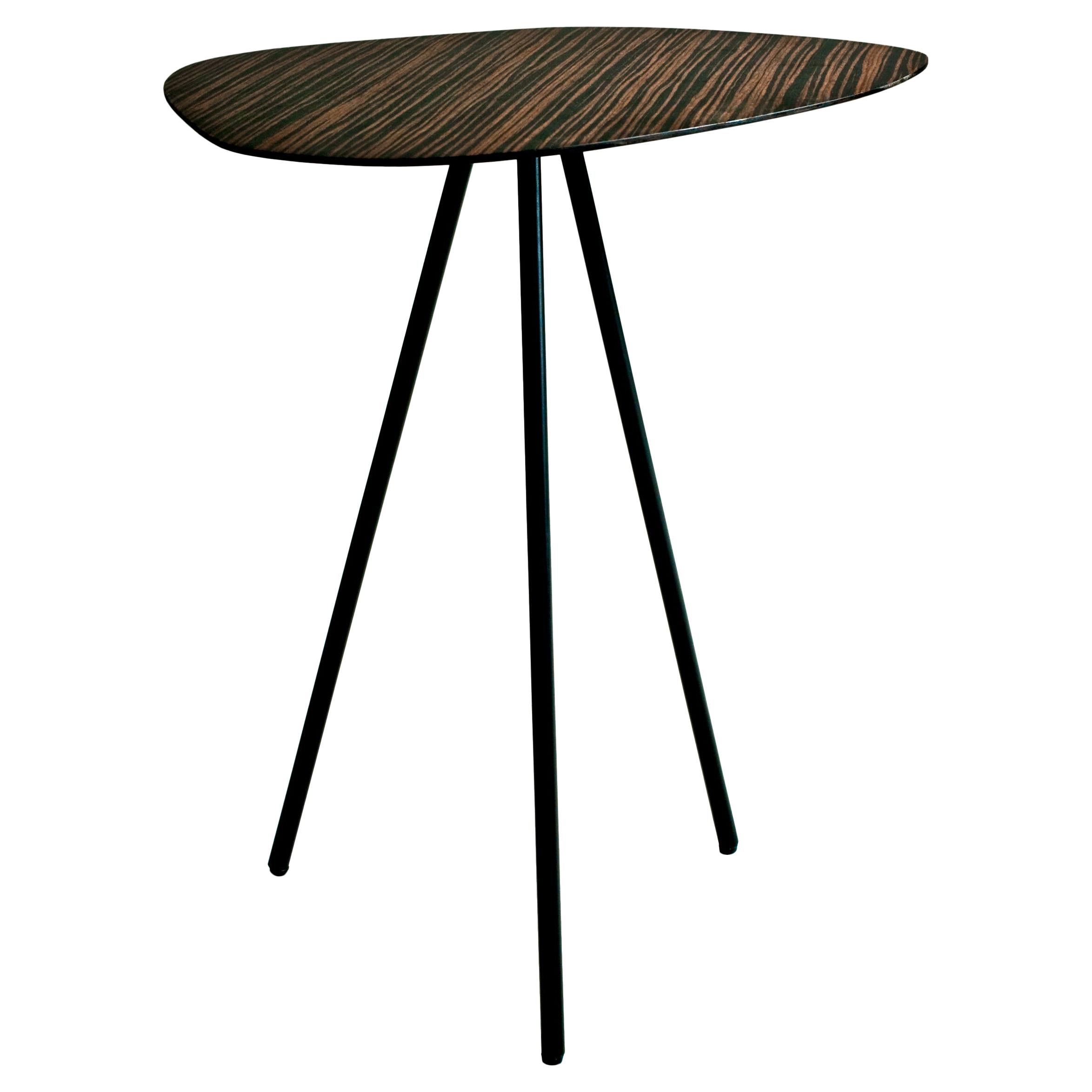 Walnut High Indoor Pebble End Table by Kenneth Cobonpue For Sale