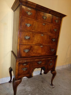 Walnut Highboy in the George 1st Style