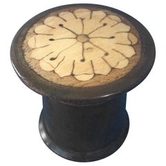 Walnut Inlaid Arts & Crafts Nutmeg Grinder