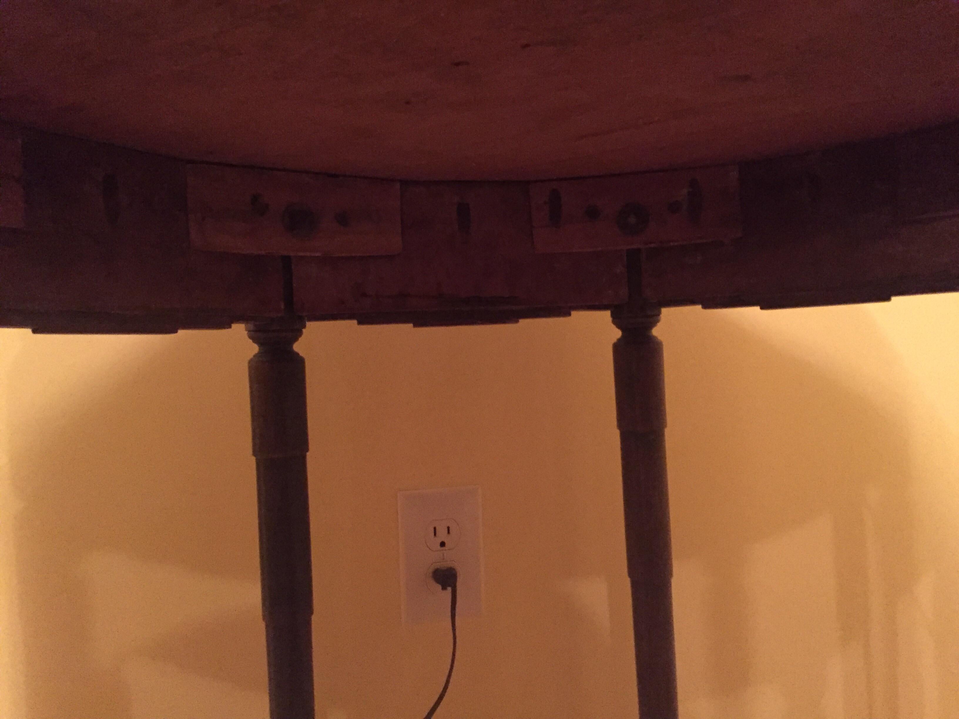 American Walnut Inlaid Console Table