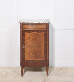 Walnut inlaid side cabinet