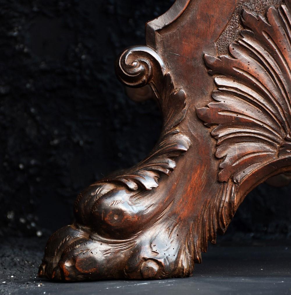 Hand-Crafted Walnut Italian Renaissance Pedestal
