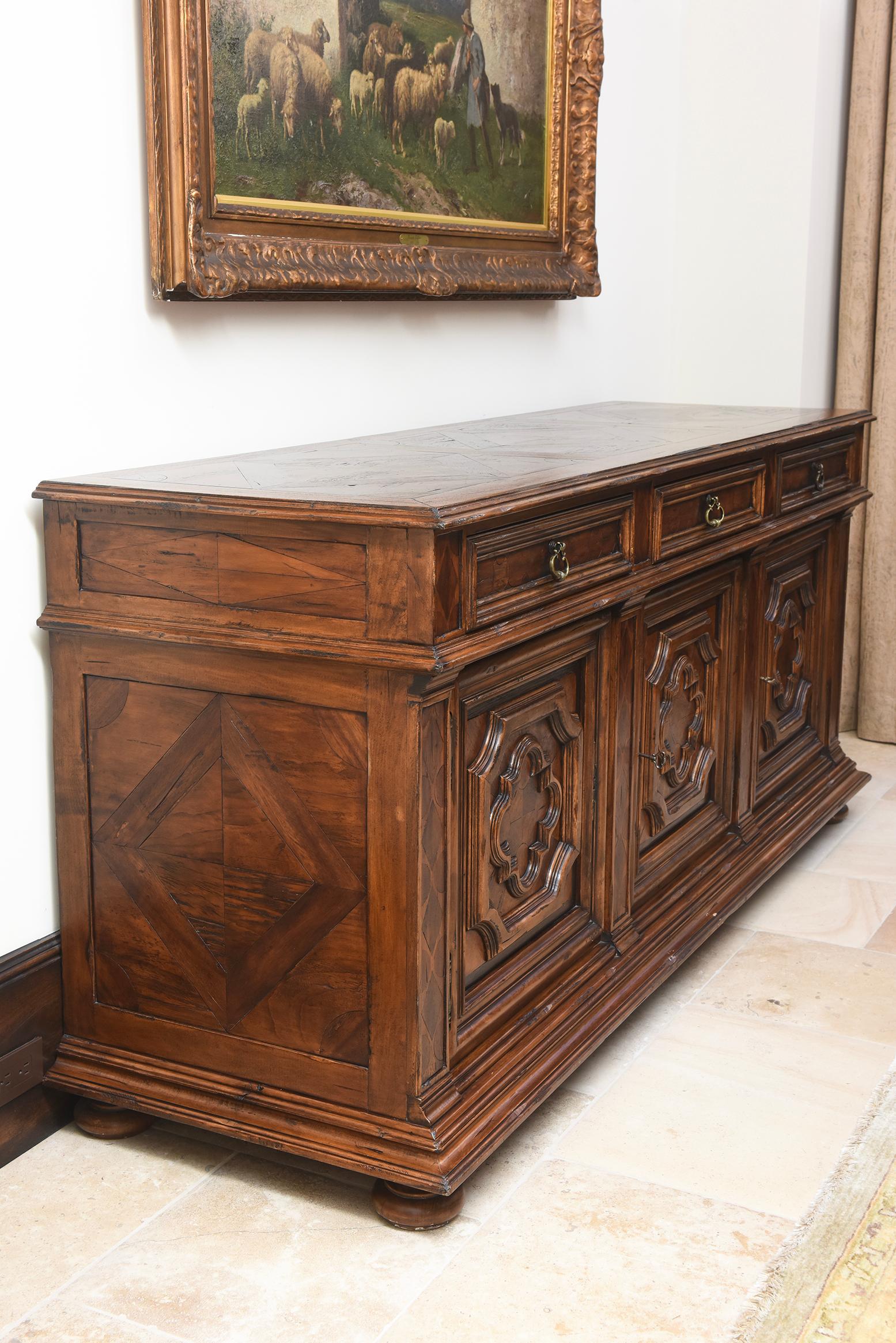 Walnut (Jacaranda) Sideboard by Bussandri, Early 21st Century, Italian For Sale 6