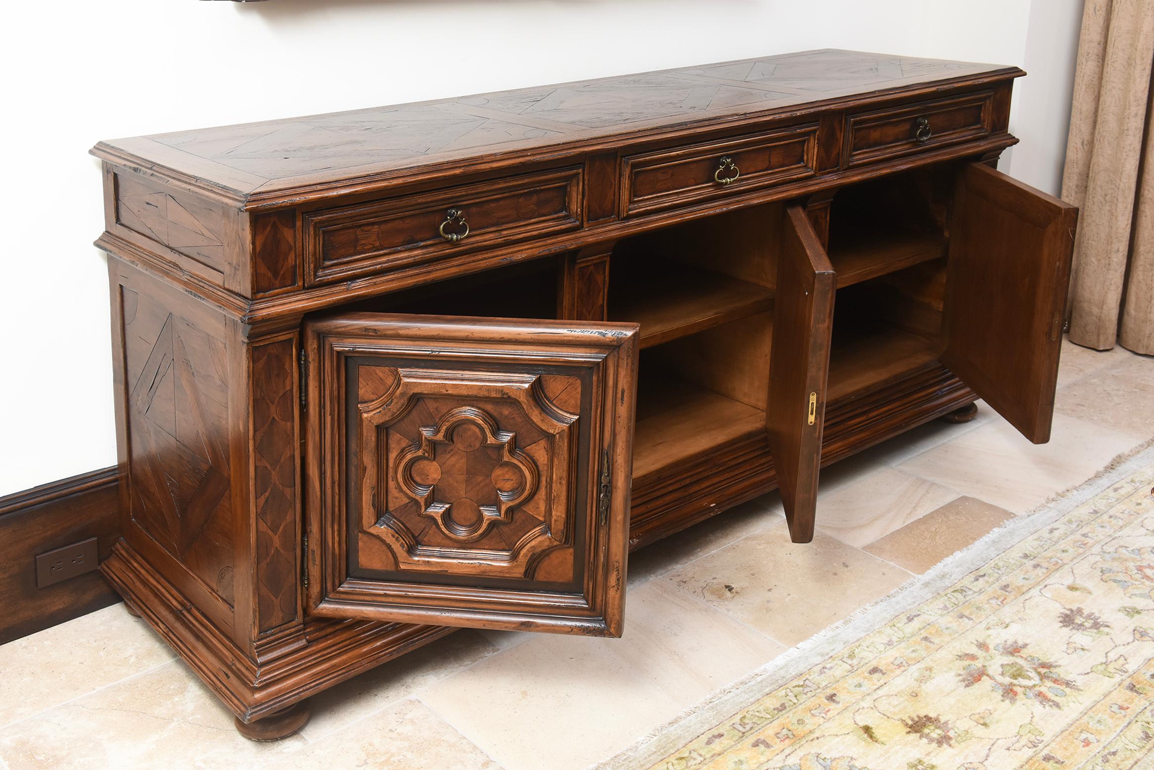 Contemporary Walnut (Jacaranda) Sideboard by Bussandri, Early 21st Century, Italian For Sale