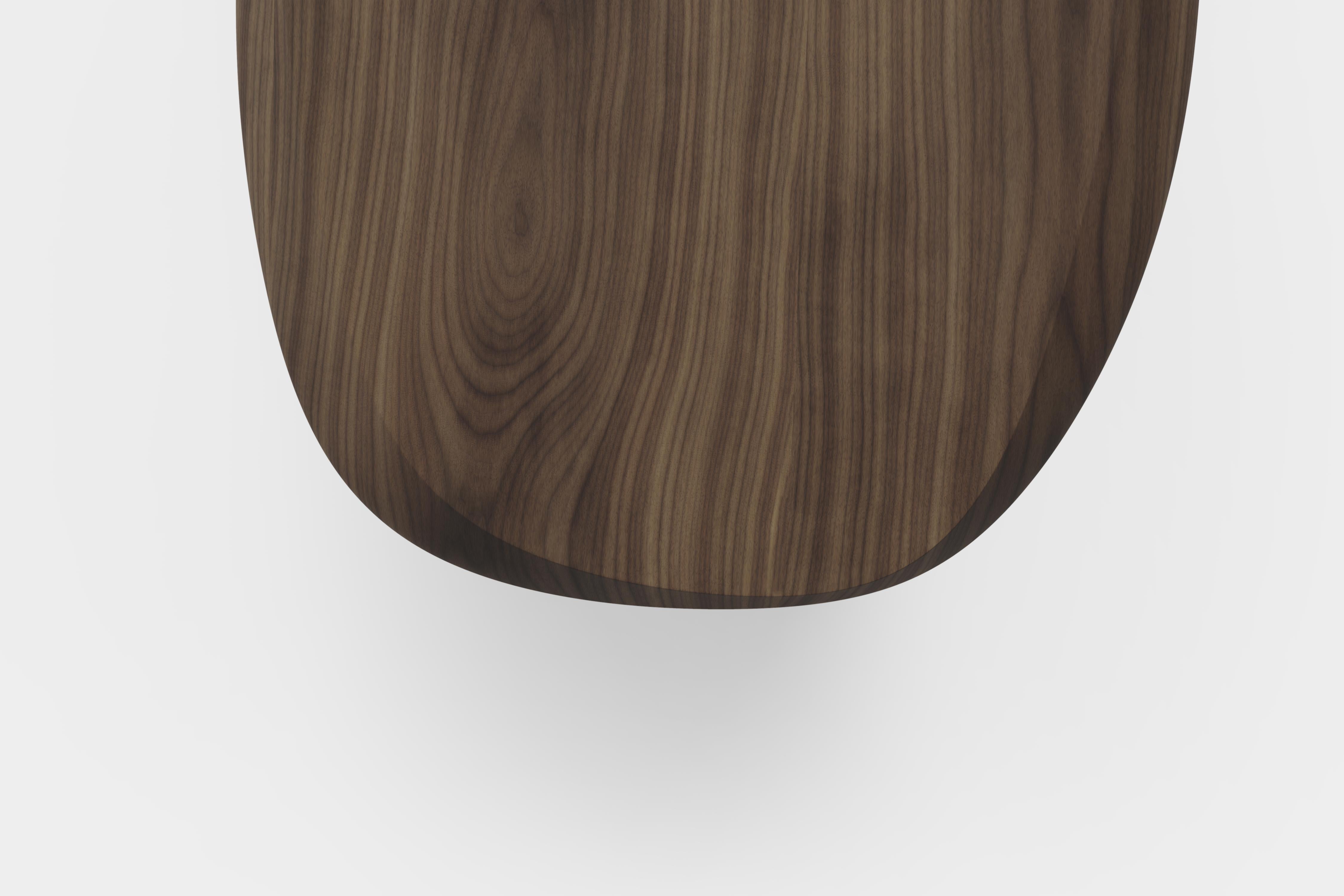 Duna Coffee Table in Solid Walnut Wood, Coffee Table by Joel Escalona en vente 1