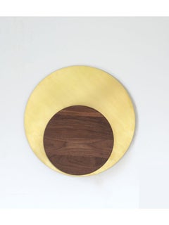 Walnut Large Rise Sconce by Hollis & Morris