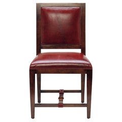 Walnut & Leather Dining Chair