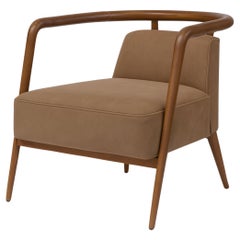 Nogal, Marrón Claro Sillón Moderno Essex
