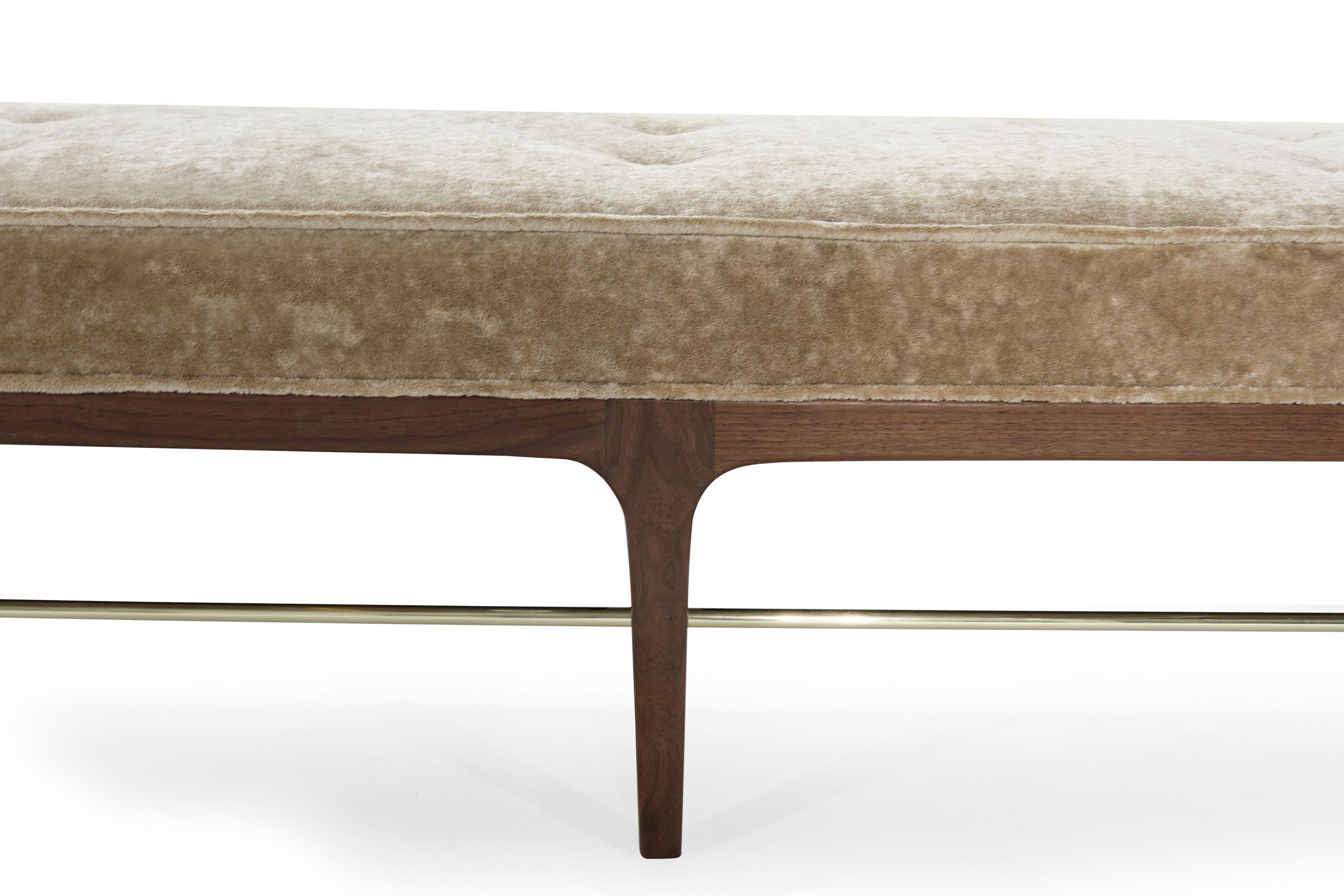 Walnut Linear Bench by Stamford Modern 1