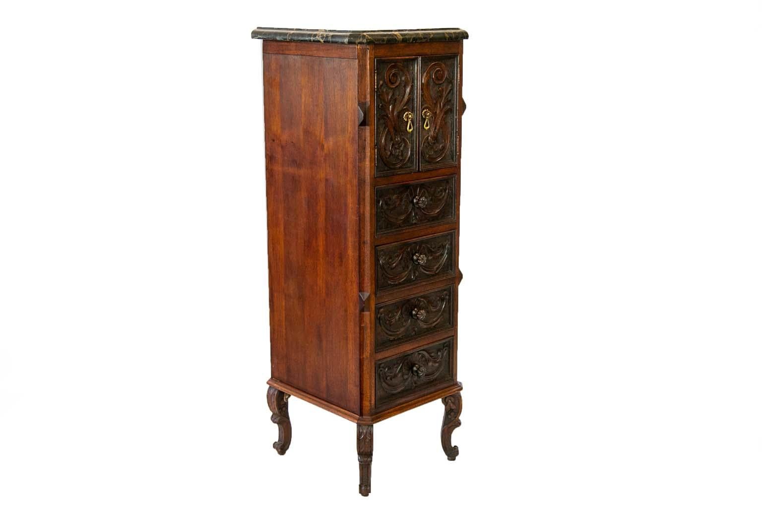 Walnut Lingerie Cabinet 1