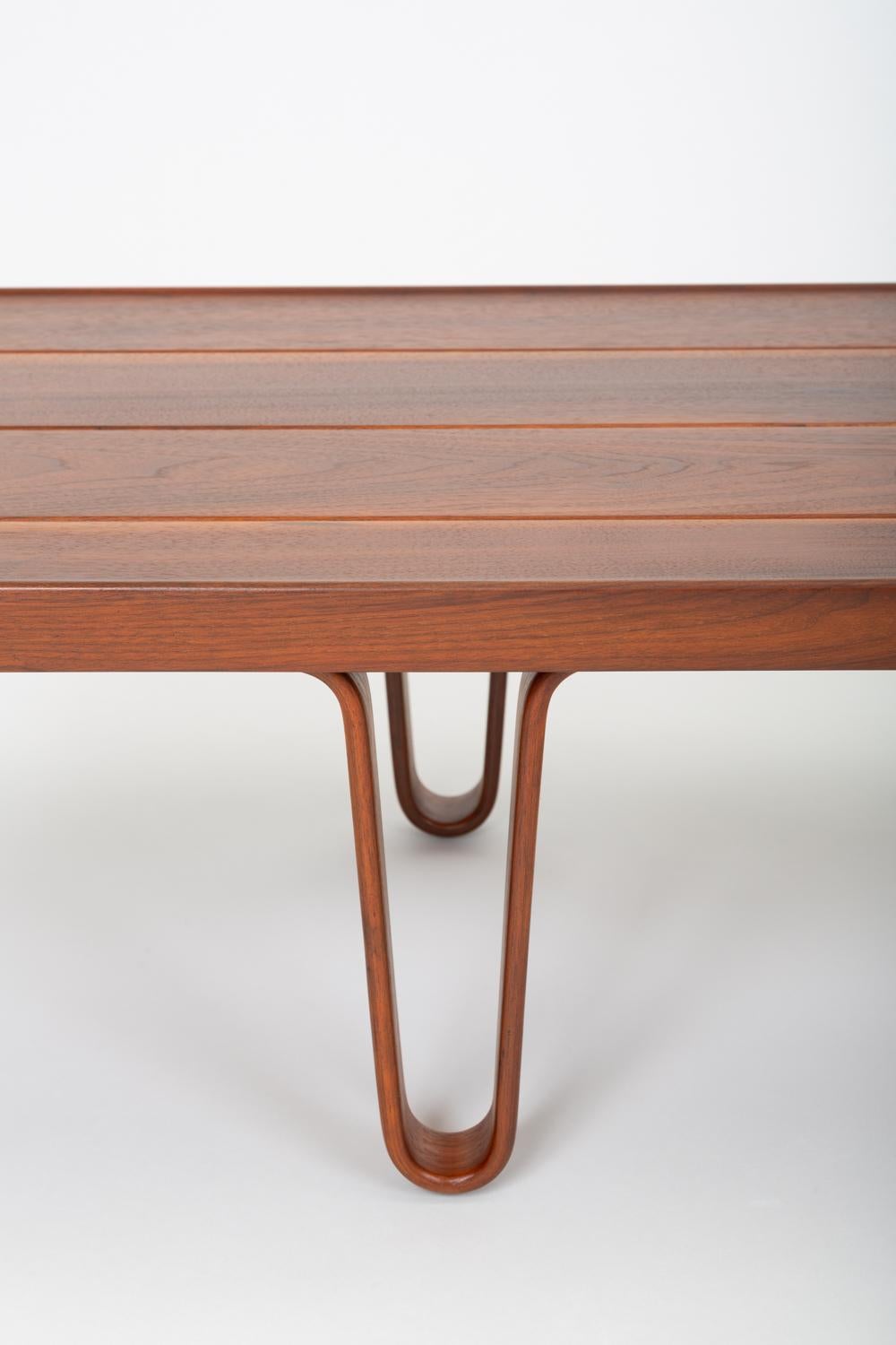 Walnut “Long John” Bench or Coffee Table by Edward Wormley for Dunbar 7