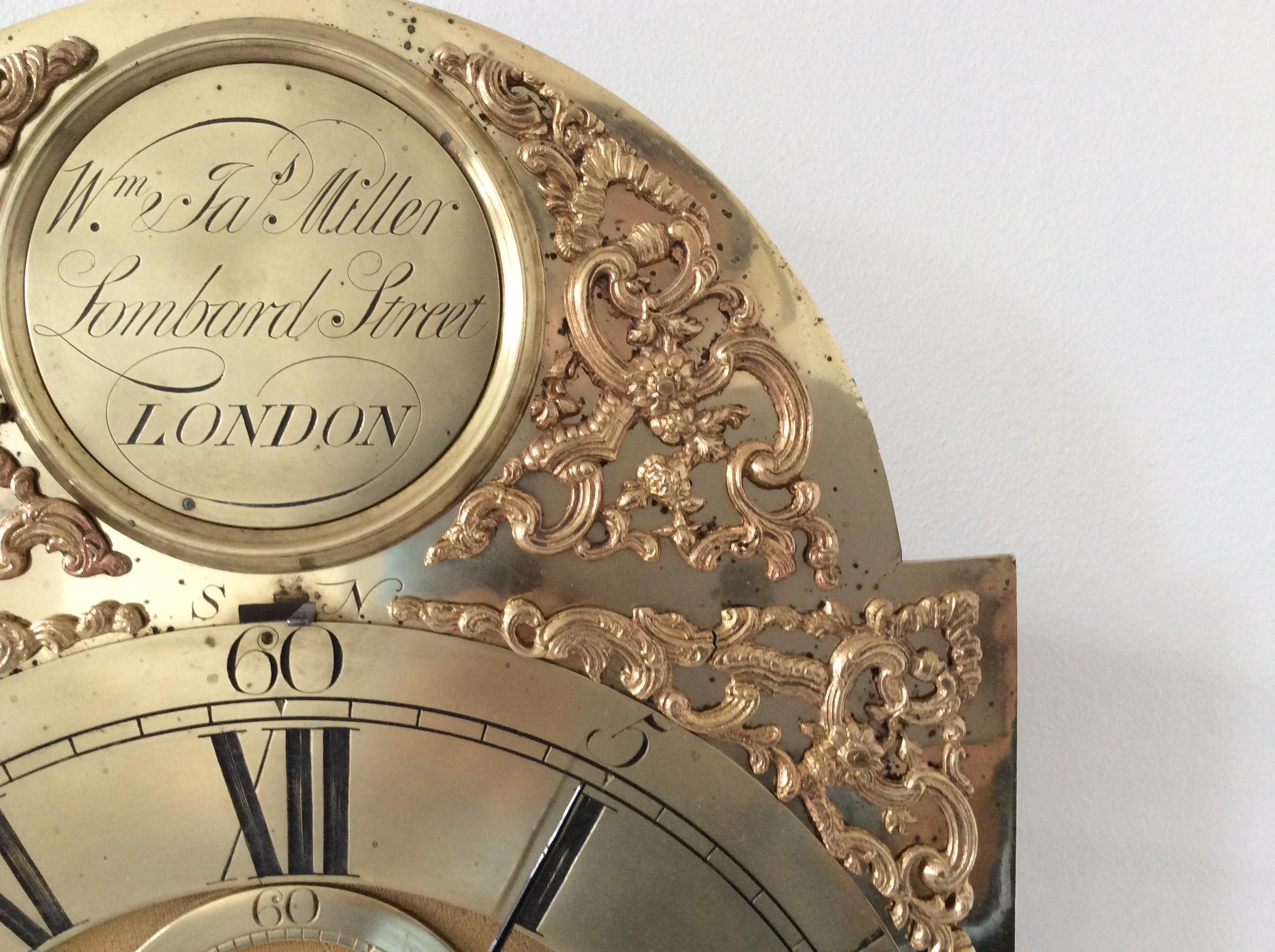 Walnut Longcase Clock 1760 London 6