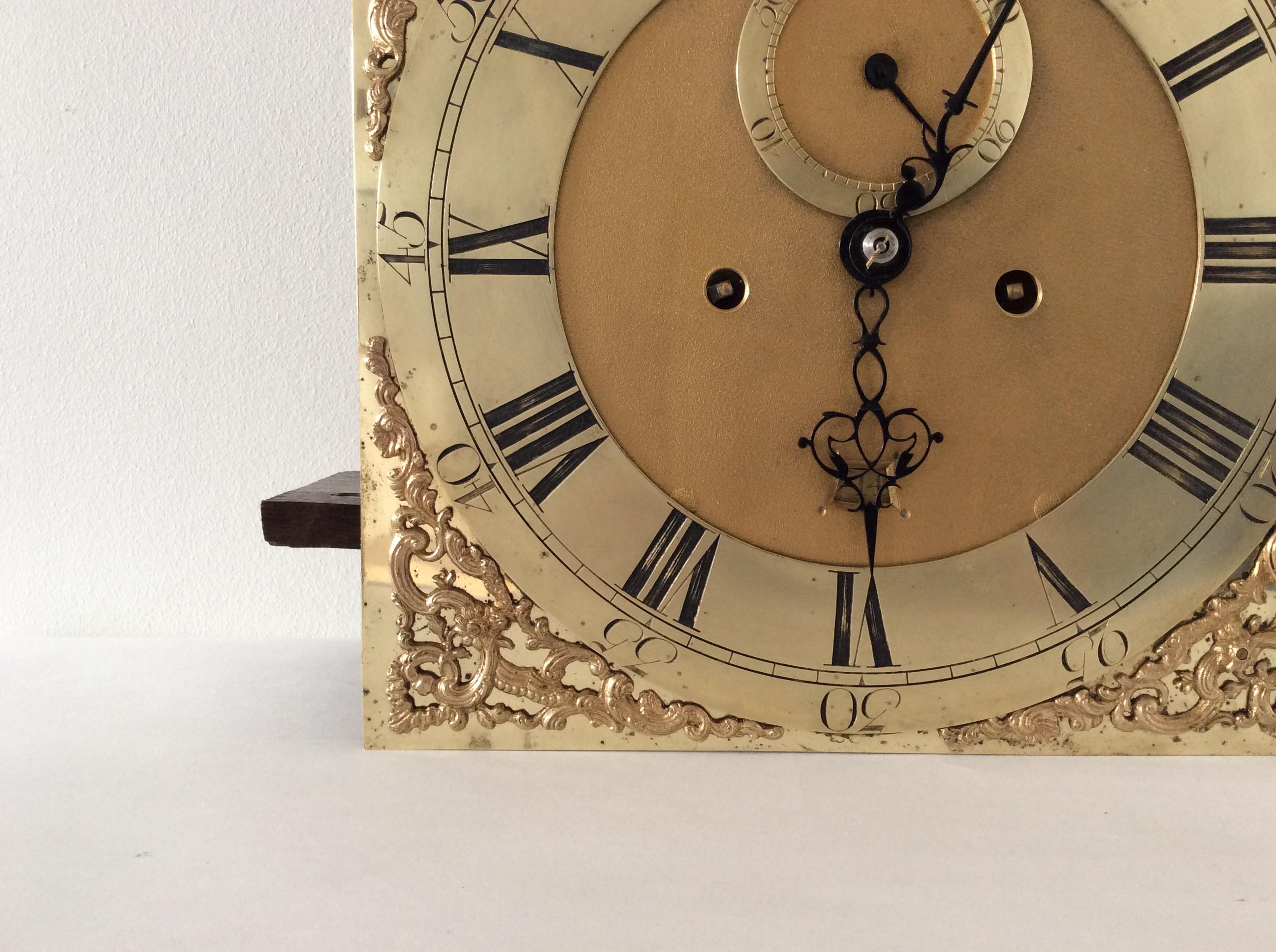 Walnut Longcase Clock 1760 London 8