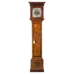 Used Walnut longcase Clock Langley Bradley